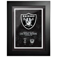 Las Vegas Raiders - 18'' x 24'' Logos to History Framed Art