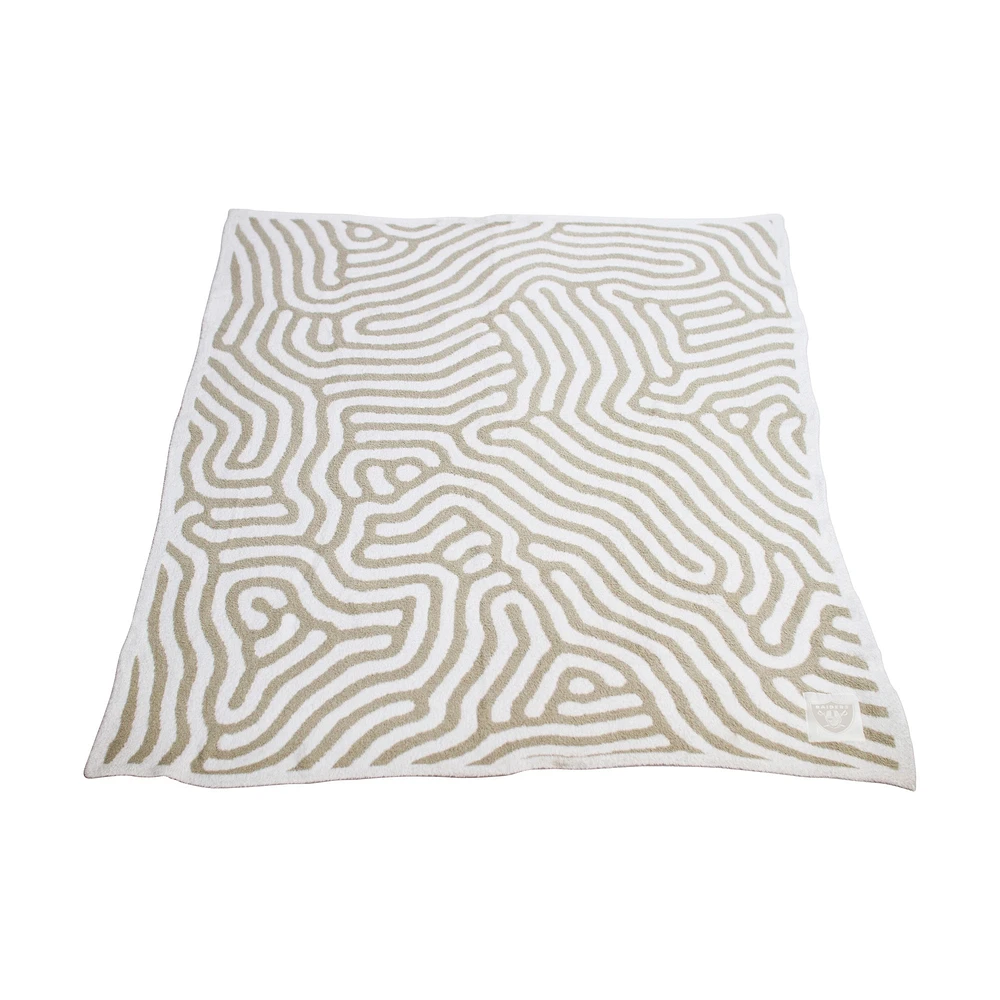 Las Vegas Raiders 50" x 60" Luxe Dreams Throw Blanket