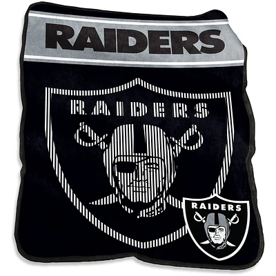 Las Vegas Raiders 60'' x 80'' XL Couverture en peluche Raschel