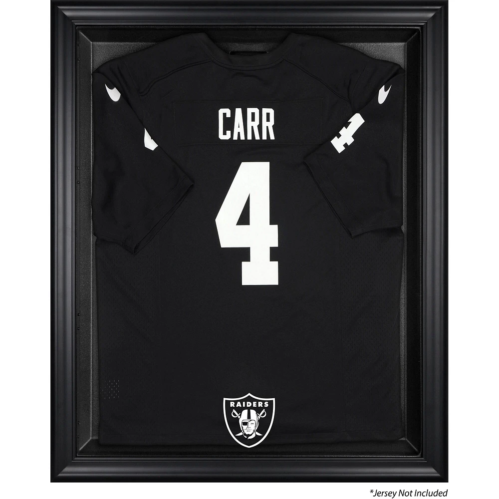 Vitrine de présentation encadrée noire pour maillot des Raiders de Las Vegas
