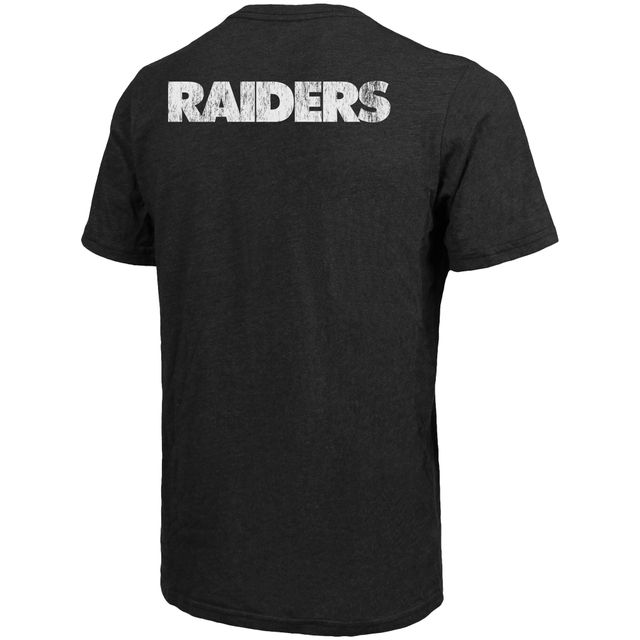 T-Shirt à Poche Tri-Blend Majestic Threads Las Vegas Raiders - Noir