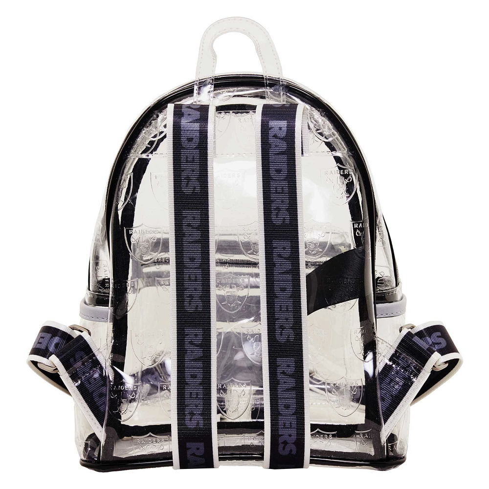 Loungefly Las Vegas Raiders Clear Mini Backpack