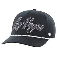 Men's '47 Black Las Vegas Raiders Overhand Speckle Hitch Adjustable Hat