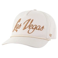 Casquette ajustable à revers pour homme '47 Cream Las Vegas Raiders