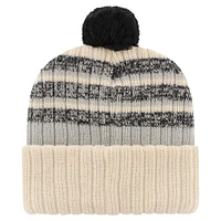 Men's '47  Natural Las Vegas Raiders  Tavern Cuffed Knit Hat with Pom