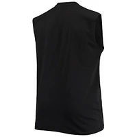 Men's Black Las Vegas Raiders Big & Tall Muscle Tank Top