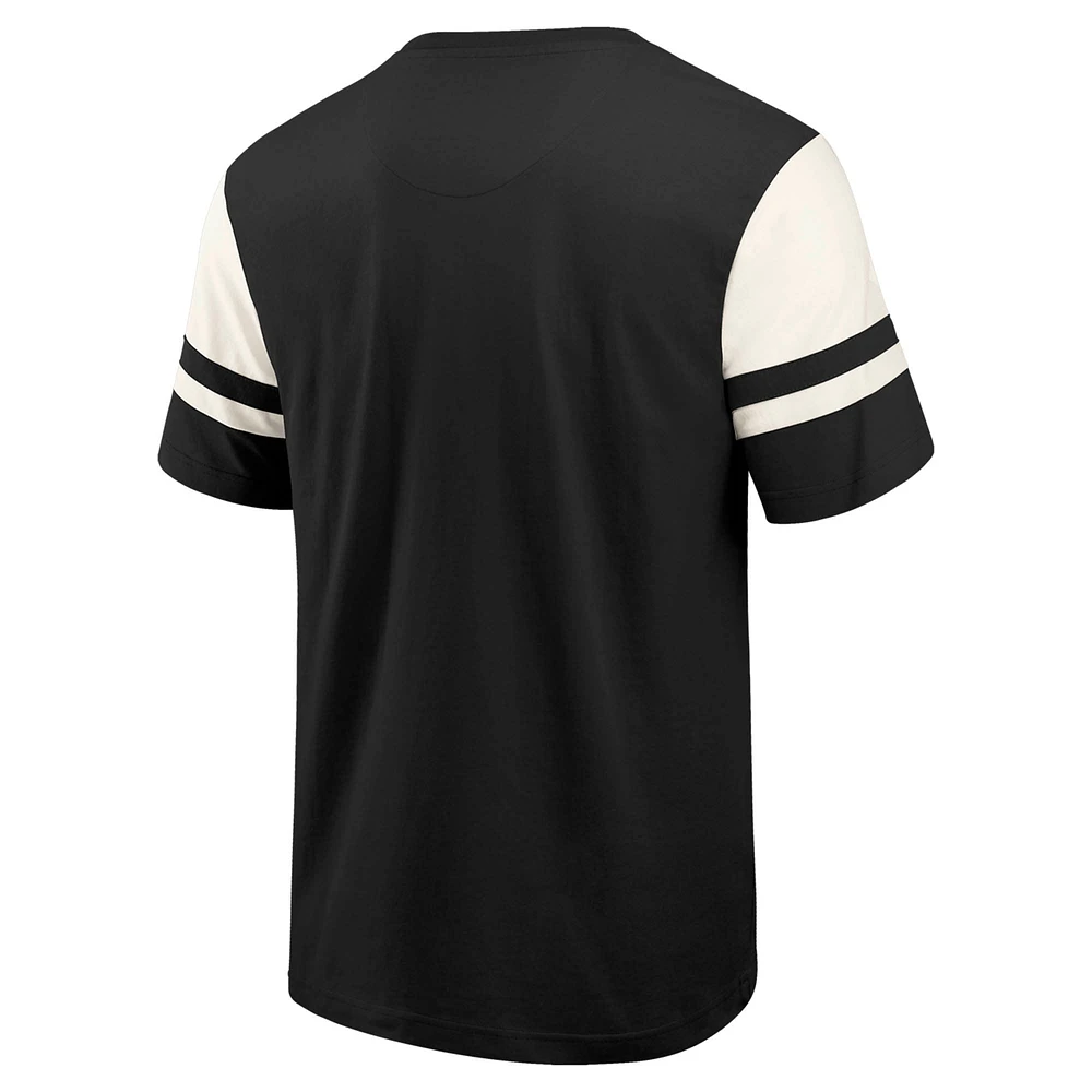 Men's Darius Rucker Collection by Fanatics  Black Las Vegas Raiders Football T-Shirt
