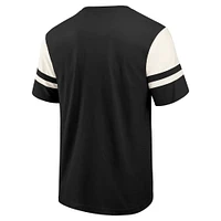 Men's Darius Rucker Collection by Fanatics  Black Las Vegas Raiders Football T-Shirt