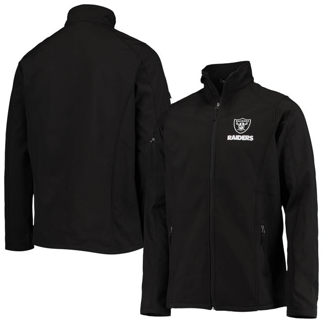 Veste Dunbrooke Black Las Vegas Raiders Big & Tall Sonoma Softshell à fermeture éclair intégrale pour homme