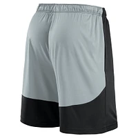 Short de lancement Fanatics noir/argenté pour homme, taille grande et taille, Las Vegas Raiders