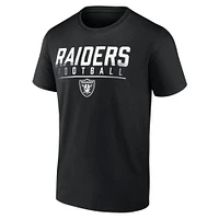 Men's Fanatics  Black Las Vegas Raiders Blocked T-Shirt