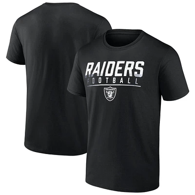 Men's Fanatics  Black Las Vegas Raiders Blocked T-Shirt