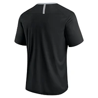 Men's Fanatics Black Las Vegas Raiders Defender Fade Slant T-Shirt