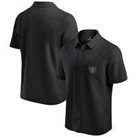 Men's Fanatics Black Las Vegas Raiders Front Office Button-Up Shirt