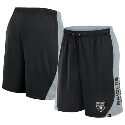 Short sans défense noir Las Vegas Raiders Fanatics pour homme