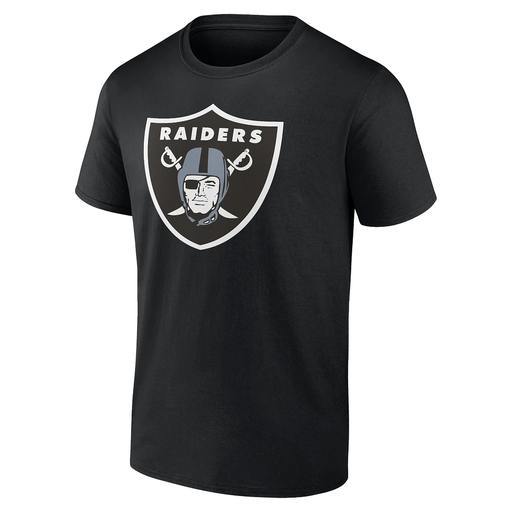 Men's Fanatics Black Las Vegas Raiders #1 Dad T-Shirt