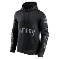 Men's Fanatics  Black Las Vegas Raiders Wild Winner Pullover Hoodie