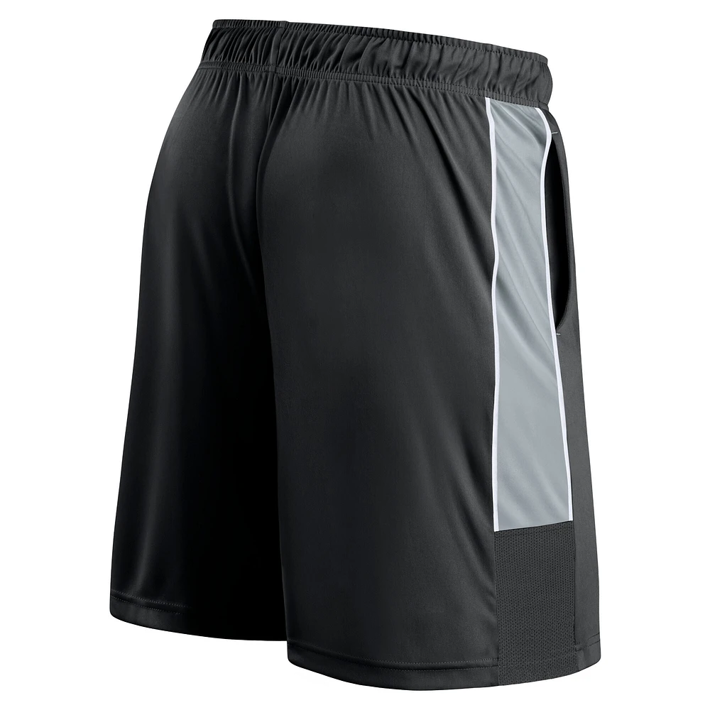 Men's Fanatics Black Las Vegas Raiders Win the Match Shorts