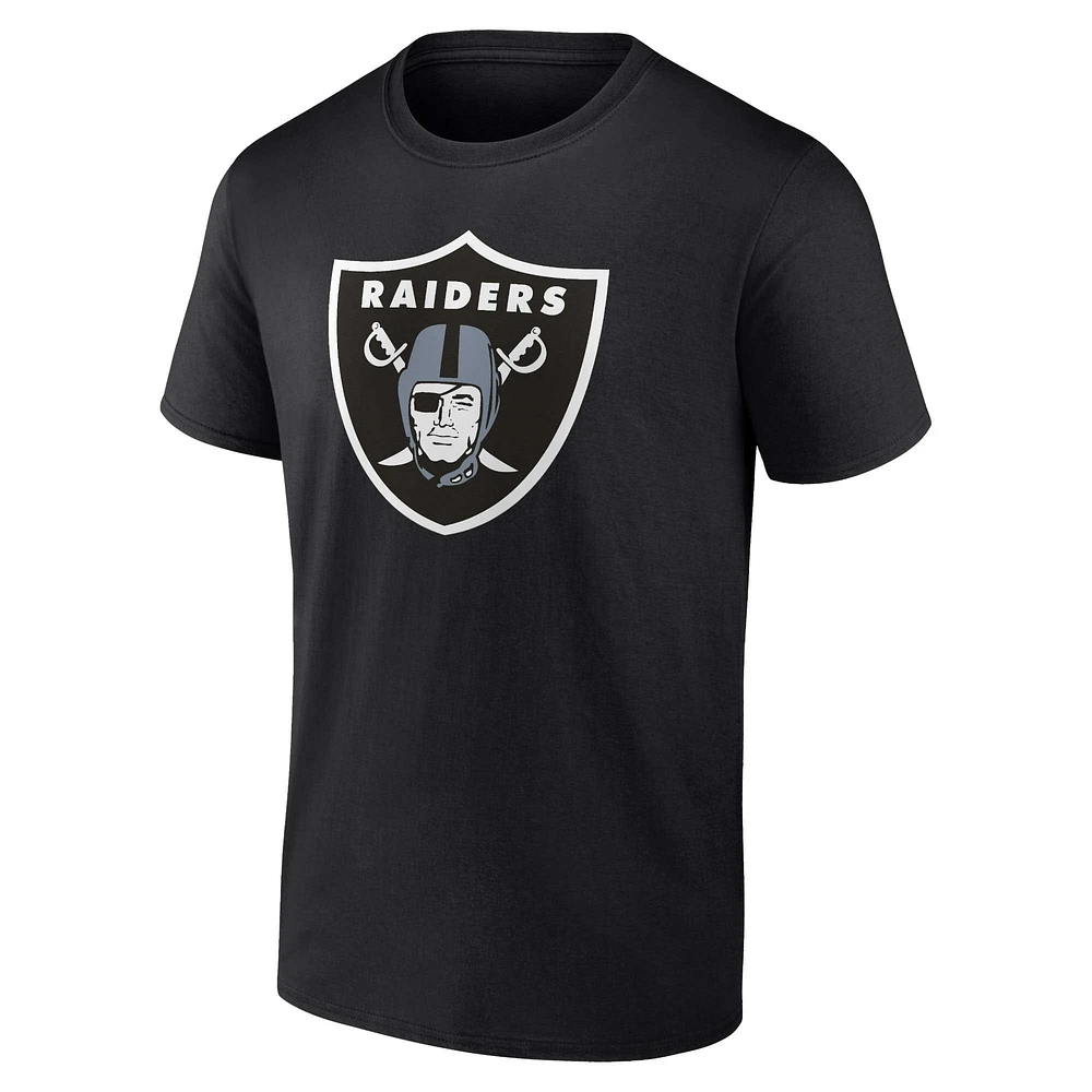 Men's Fanatics Maxx Crosby Black Las Vegas Raiders Player Icon Name & Number T-Shirt
