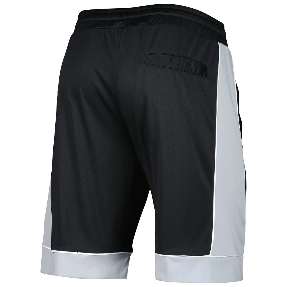 Men's G-III Sports by Carl Banks Black/Silver Las Vegas Raiders Fan Favorite Fashion Shorts