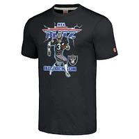 Men's Homage Bo Jackson Charcoal Las Vegas Raiders NFL Blitz Retired Player Tri-Blend T-Shirt