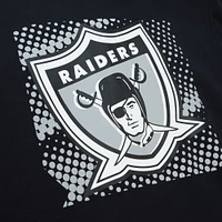 Men's Mitchell & Ness Black Las Vegas Raiders Gridiron Classics Big Face 7.0 Pullover Hoodie