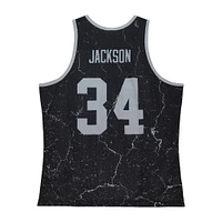 Débardeur noir Mitchell & Ness Bo Jackson Las Vegas Raiders 1990 Player Burst pour hommes