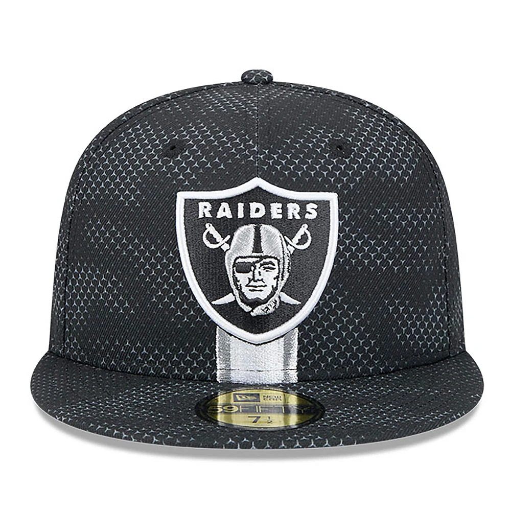 Men's New Era Las Vegas Raiders 2024 Sideline 59FIFTY Fitted Hat