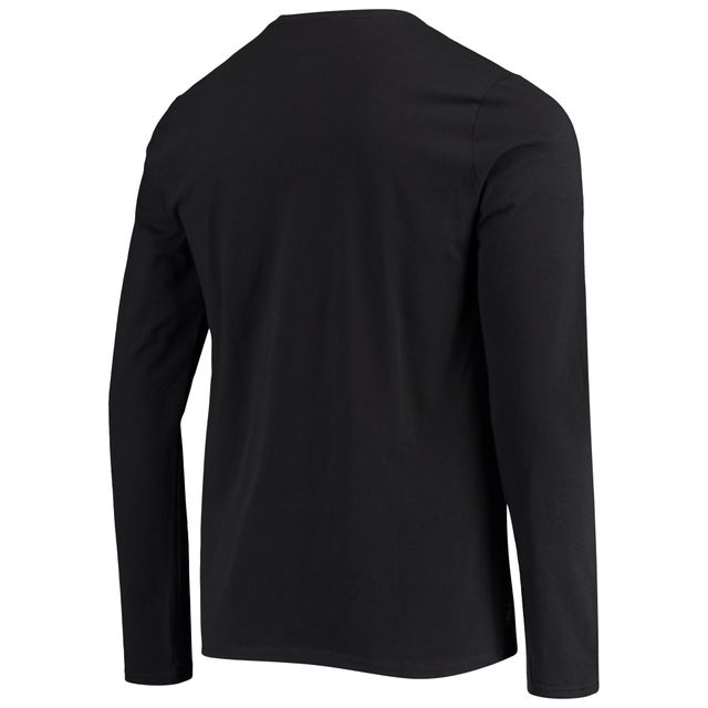 T-shirt à manches longues New Era pour hommes Las Vegas Raiders Combine Authentic Static Abbreviation