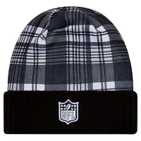 Men's New Era  Black Las Vegas Raiders Sideline Statement Cuffed Knit Hat