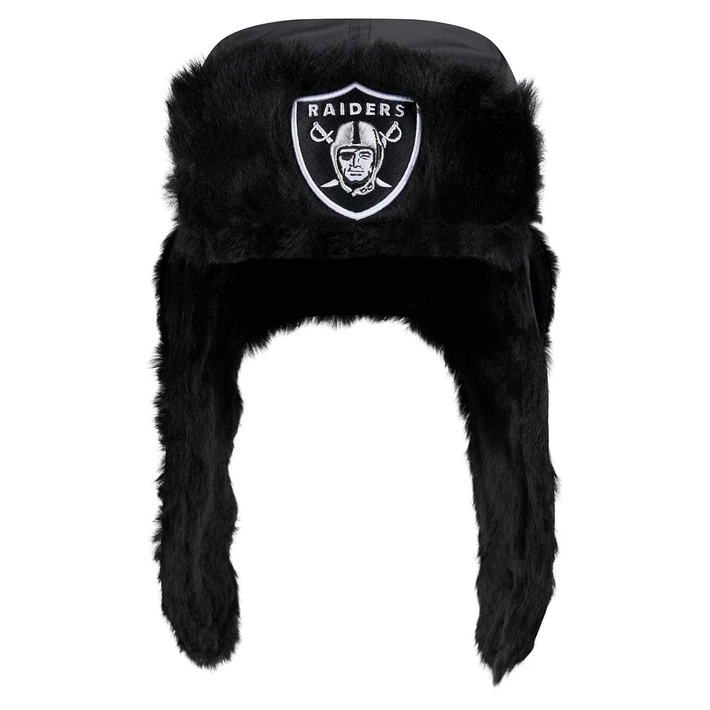 Men's New Era Black Las Vegas Raiders Trapper Hat