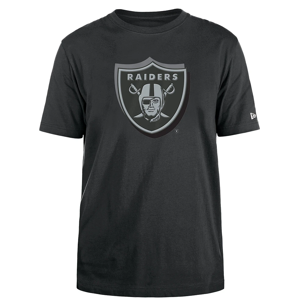 T-shirt New Era charbon de bois Las Vegas Raiders 2024 NFL Draft pour homme