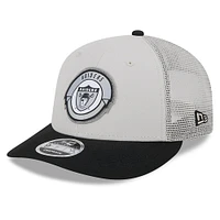 Men's New Era  Cream/Black Las Vegas Raiders 2023 Sideline Historic Low Profile 9FIFTY Snapback Hat