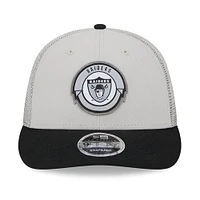 Men's New Era  Cream/Black Las Vegas Raiders 2023 Sideline Historic Low Profile 9FIFTY Snapback Hat