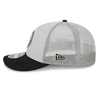 Men's New Era  Cream/Black Las Vegas Raiders 2023 Sideline Historic Low Profile 9FIFTY Snapback Hat