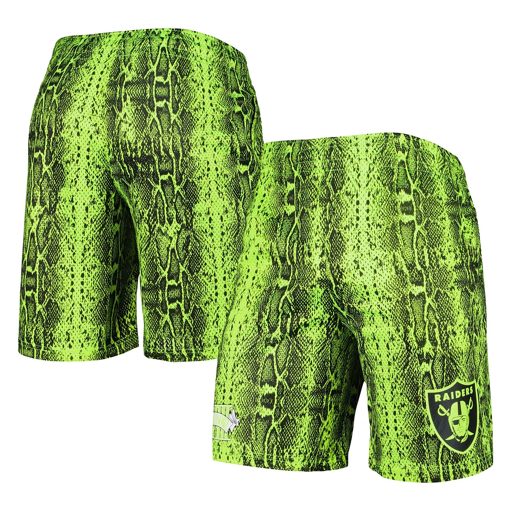 Short Summer Pop Las Vegas Raiders New Era vert fluo