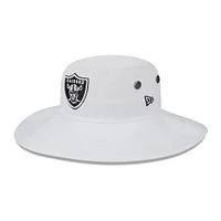 Men's New Era  White Las Vegas Raiders 2023 NFL Training Camp Panama Bucket Hat