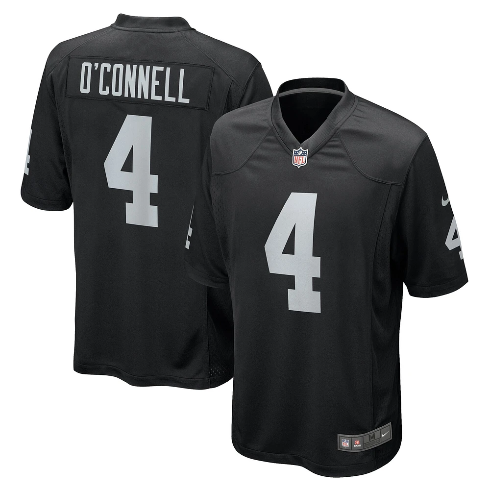 Men's Nike Aidan O'Connell  Black Las Vegas Raiders Game Jersey