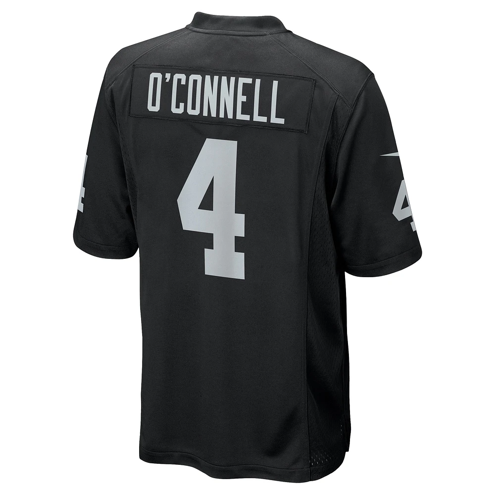 Men's Nike Aidan O'Connell  Black Las Vegas Raiders Game Jersey