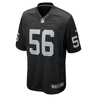 Men's Nike Amari Burney  Black Las Vegas Raiders Team Game Jersey