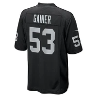 Men's Nike Amari Gainer  Black Las Vegas Raiders Team Game Jersey