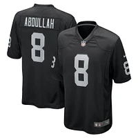 Maillot de match Nike Ameer Abdullah pour homme, noir, des Las Vegas Raiders