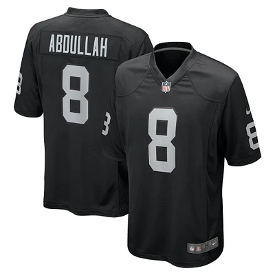 Maillot de match Nike Ameer Abdullah pour homme, noir, des Las Vegas Raiders