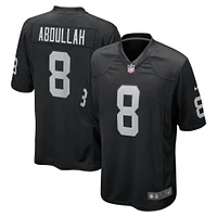 Maillot de match Nike Ameer Abdullah pour homme, noir, des Las Vegas Raiders