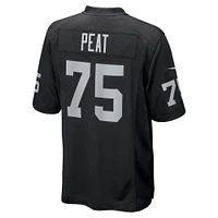 Men's Nike Andrus Peat  Black Las Vegas Raiders Team Game Jersey