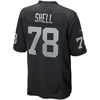 Maillot de joueur retraité Nike Art Shell pour homme, noir, Las Vegas Raiders Game