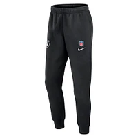 Men's Nike Black Las Vegas Raiders 2024 Sideline Club Pants