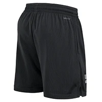 Men's Nike Black Las Vegas Raiders 2024 Sideline Performance Mesh Shorts