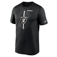 Men's Nike  Black Las Vegas Raiders Legend Icon Performance T-Shirt