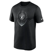 T-shirt Nike Performance Primetime Legend Icon pour homme, noir, Las Vegas Raiders